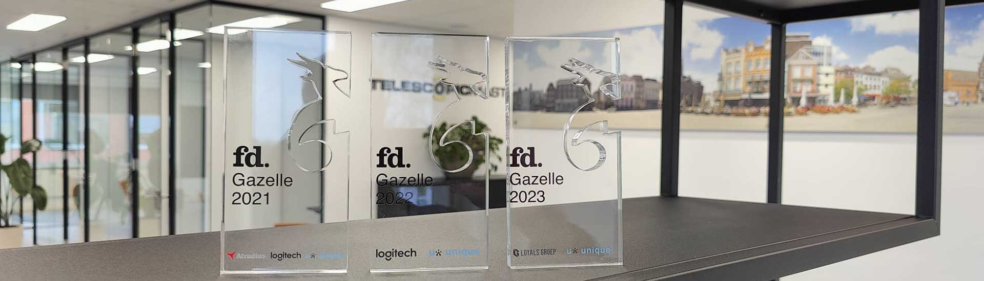 TelescopicMast awarded with FD Gazelle 2021, 2022, 2023