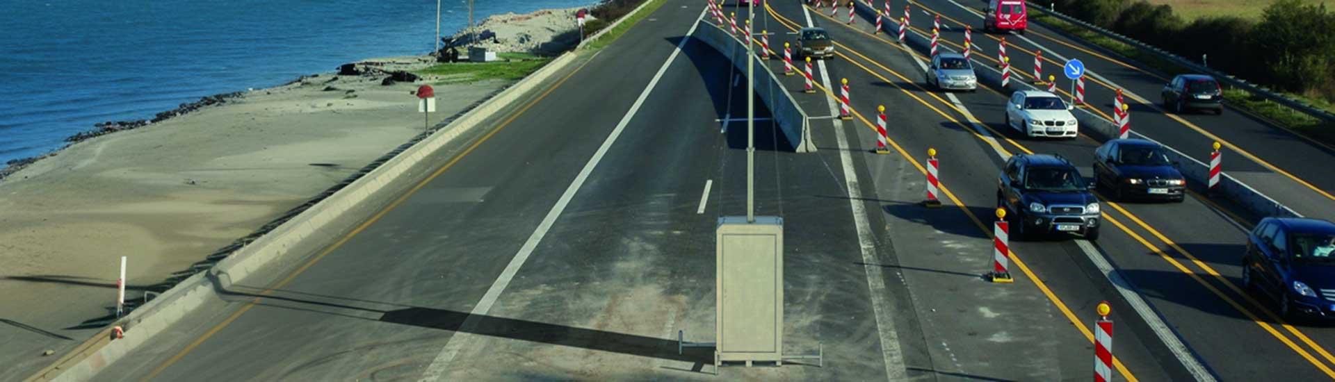 Enhancing security on highways and road construction sites