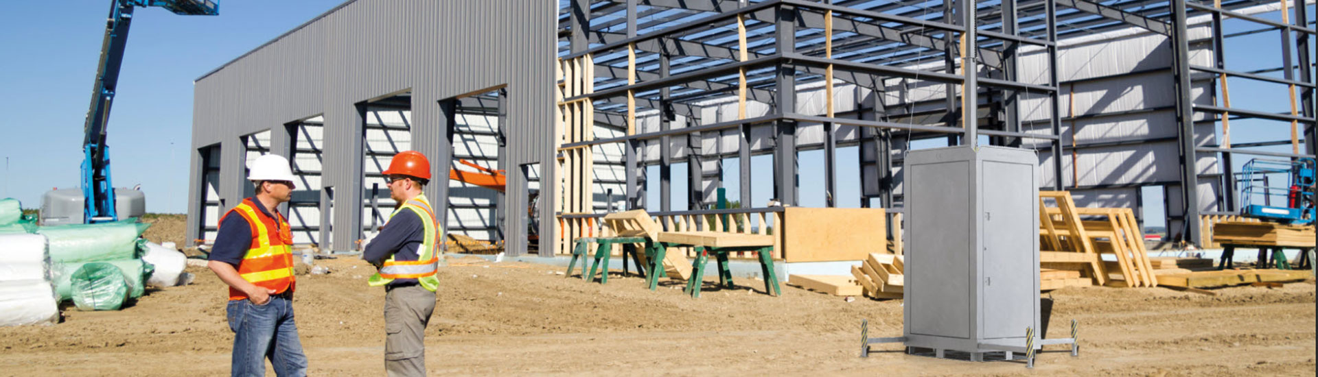 Securing data centre construction sites with mobile surveillance towers