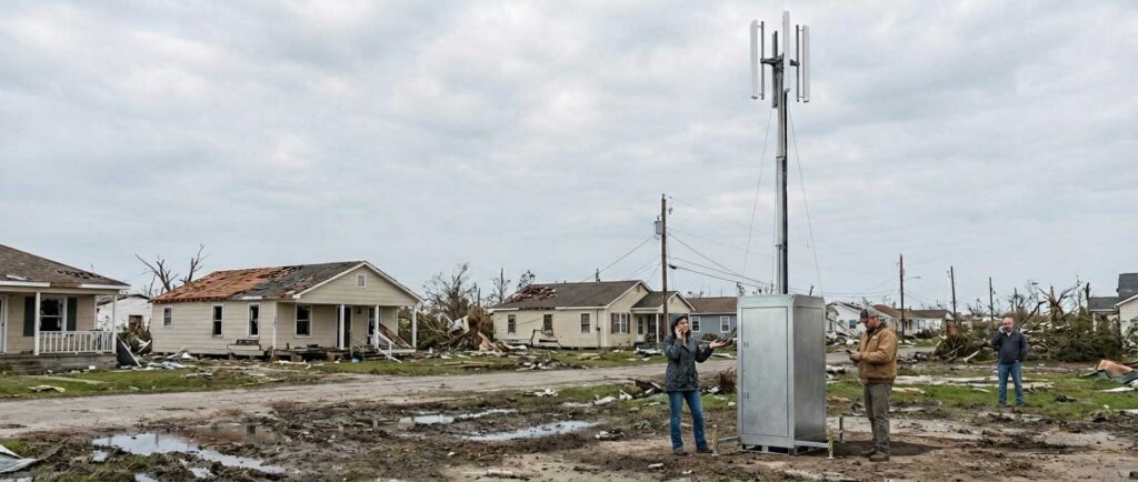How mobile security towers support communications in disaster zones and remote environments