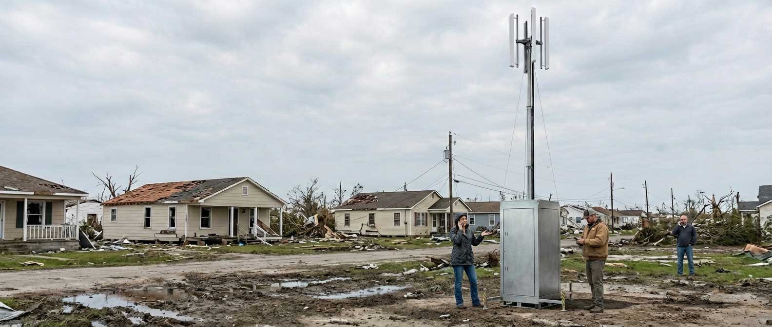 How mobile security towers support communications in disaster zones and remote environments