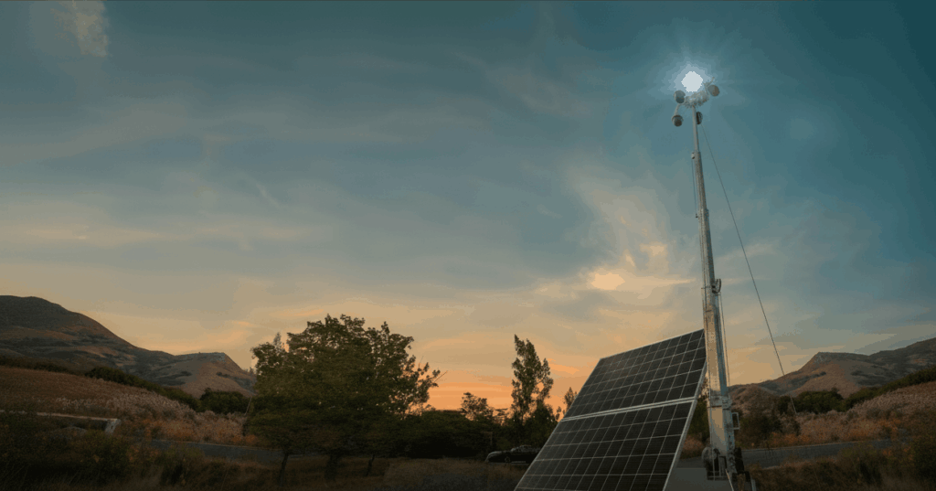 Solar Farm Perimeter Protection with V240 Solar (QA Purpose)